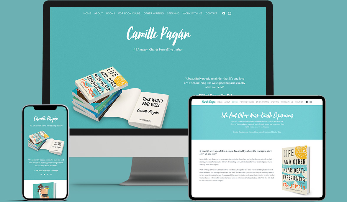 Camillepagan.com website designed and developed by Camille Lemoine